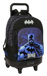 Safta Mochila à roues extraible Batman 33x45x22 cm – Sac à dos pour enfants