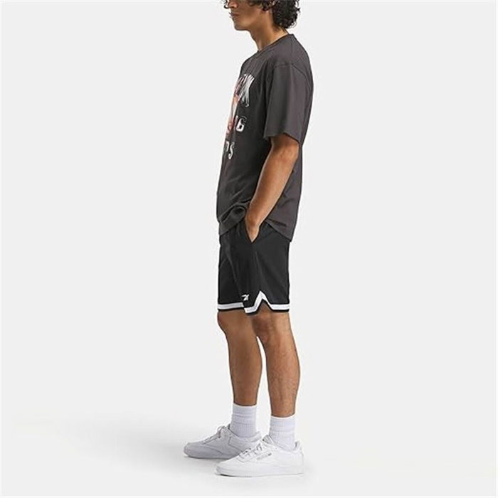 T-shirt à manches courtes homme Reebok Gs Basketball On Fir Noir