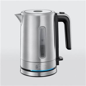 Russell Hobbs 24190-70 Bouilloire électrique compacte en acier inoxidable avec filtre amovible et indicateur lumineux - 0.7L