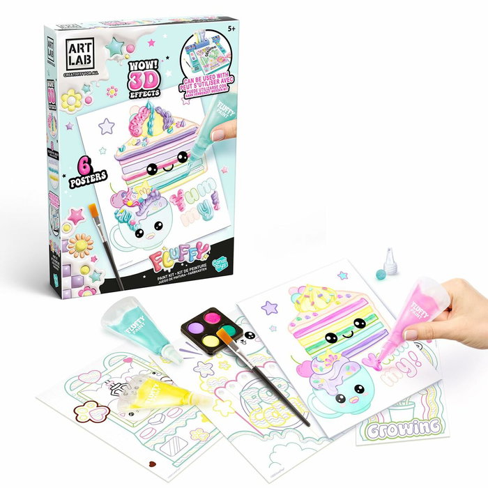 Canal Toys Kit de Peinture Fluffy Paint - Art Lab - ART 019 Canal Toys Kit de Peinture Fluffy Paint - Art Lab - ART 019