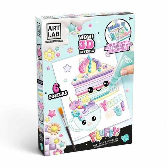 Canal Toys Kit de Peinture Fluffy Paint - Art Lab - ART 019 Canal Toys Kit de Peinture Fluffy Paint - Art Lab - ART 019