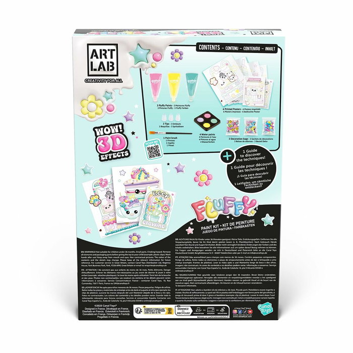 Canal Toys Kit de Peinture Fluffy Paint - Art Lab - ART 019 Canal Toys Kit de Peinture Fluffy Paint - Art Lab - ART 019