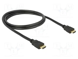 DELOCK Câble HDMI 1m Noir, 10,2 Gbps