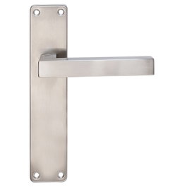 INOX ART Poignée QUIRON 220x45 mm sur plaque longue