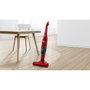 Bosch BBHF214R Aspirateur Balai 2 en 1 Rouge