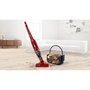 Bosch BBHF214R Aspirateur Balai 2 en 1 Rouge