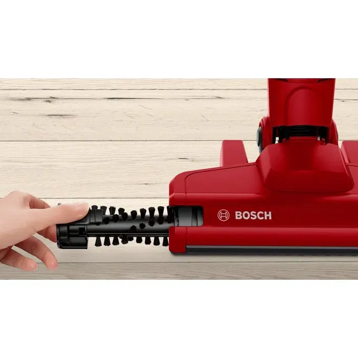 Bosch BBHF214R Aspirateur balai sans fil 2 en 1 rouge avec aspirateur à main détachable, batterie 14.4V (35 min) Bosch BBHF214R Aspirateur balai sans fil 2 en 1 rouge avec aspirateur à main détachable, batterie 14.4V (35 min)