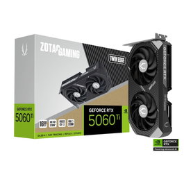 Zotac GeForce RTX 5060 Ti 16 Go GDDR7 Carte Graphique Gaming 4608 Cœurs CUDA HDMI DisplayPort