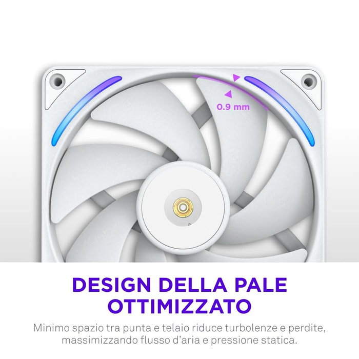 NZXT F140X RGB Blanc - Ventilateur PC 140 mm