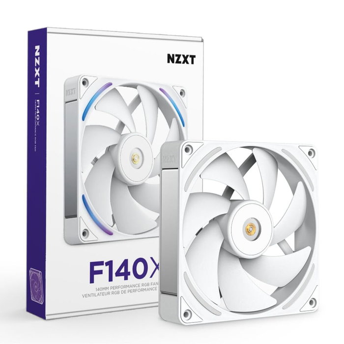 NZXT F140X RGB Blanc - Ventilateur PC 140 mm