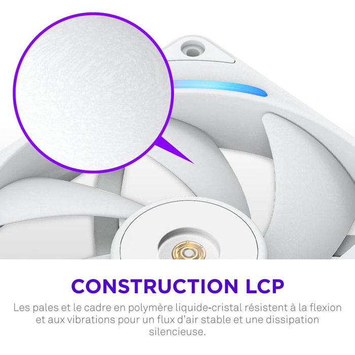 NZXT F140X RGB Blanc - Ventilateur PC 140 mm