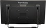 ViewSonic TD2465 Écran tactile PCAP 24" Full HD (1920x1080) 10 points - Compatible doigts mouillés, gants, stylet - 7 ms, 250 nits, HDMI, DisplayPort, Noir