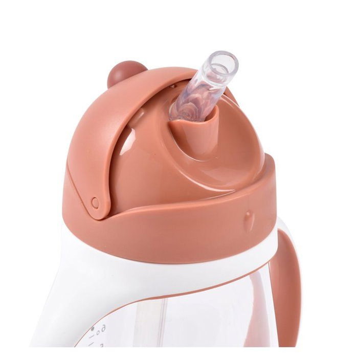 Béaba Verre d'Apprentissage avec paille 300 ml Terracota Béaba Verre d'Apprentissage avec paille 300 ml Terracota