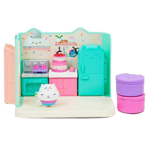 Spin Master Gabby's Dollhouse - Chambre Deluxe Maison de Poupées avec Figurine et Accessoires, 19.05x25.72x8.57 cm, Jouet en Plastique