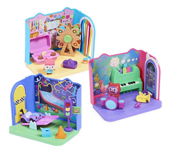 Spin Master Gabby's Dollhouse - Chambre Deluxe Maison de Poupées avec Figurine et Accessoires, 19.05x25.72x8.57 cm, Jouet en Plastique