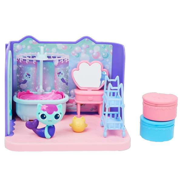 Spin Master Gabby's Dollhouse - Chambre Deluxe Maison de Poupées avec Figurine et Accessoires, 19.05x25.72x8.57 cm, Jouet en Plastique
