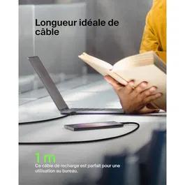 Belkin Câble USB-C vers USB-A Tressé, 1 mètre, Noir, Charge Rapide Durable