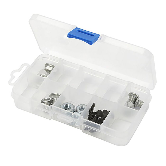 Workpro Organisateur compartimenté avec couvercle 10 divisions transparent polipropylène 134x75x24 mm Workpro Organisateur compartimenté avec couvercle 10 divisions transparent polipropylène 134x75x24 mm