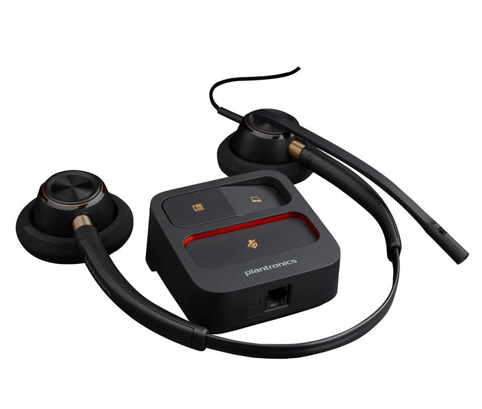 Poly Casque HW520 Binaural avec Réduction de Bruit Active - Over-the-head - Connexion USB-A/USB-C - Pour Centre d'Appels et Bureau