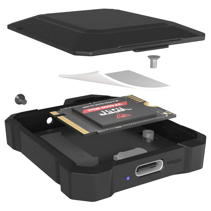 Icy ICY BOX IB-1601MP-CU31 Mini M.2 NVMe SSD Boîtier pour 2230