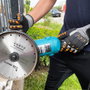 Tuman Gant anti-impact avec revêtement nitrile sablé T8