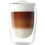 Melitta Lot de 2 Verres en Borosilicate Double Paroi pour Latte Macchiato, 300 ml, Transparents, Qualité Supérieure, 19.2 x 9.8 x 13.3 cm, Compatible Lave-Vaisselle