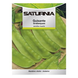 SATURNIA Semillas Huerto Guisantes Tirabeques