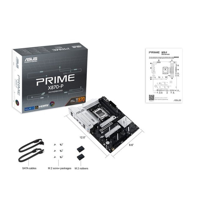 Carte Mère Asus PRIME X870-P AMD AM5 AMD