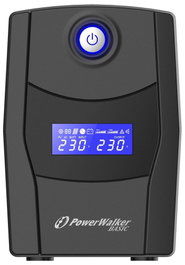 PowerWalker Basic VI STL 1000VA 600W 2 x Type F
