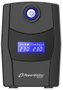 PowerWalker Onduleur Line Interactive VI 1000VA/600W avec sorties 2 x Type F, USB HID, écran LCD et régulation AVR - Série STL