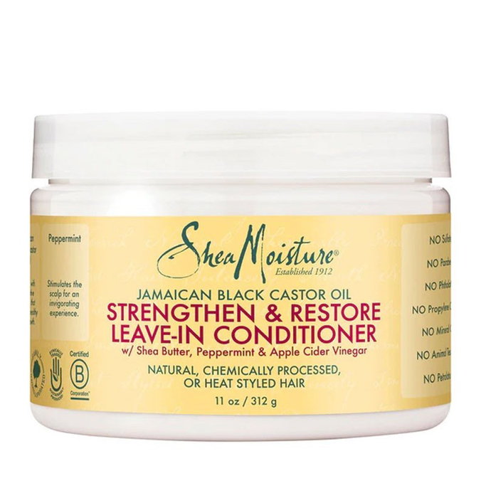 Shea Moisture Jamaican Black Castor Oil Strengthen & Restore Leave-In Conditioner 312ml Shea Moisture Jamaican Black Castor Oil Strengthen & Restore Leave-In Conditioner 312ml