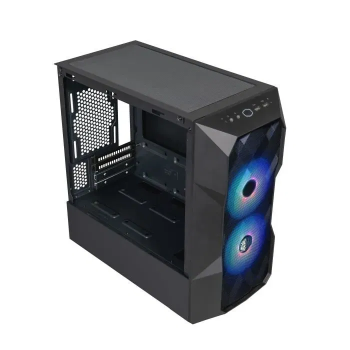 Cooler Master MasterBox TD300 Mesh - Boîtier PC M-ATX - Panneau Mesh - 3 Ventilos ARGB 120 mm - USB 3.0