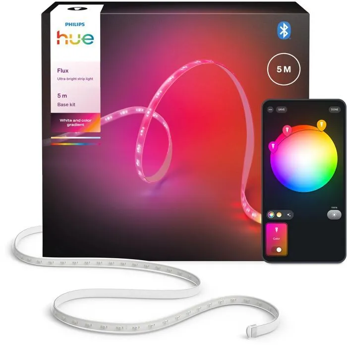 Philips Hue Ruban LED Ultra Lumineux 5m 4800 lm Philips Hue Ruban LED Ultra Lumineux 5m 4800 lm