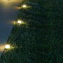Lumisky Soliray - Ensemble de 10 mini spots solaires LED blanc chaud - Noir