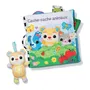 Vtech Baby - Grand Livre Toudoux Des Découvertes - Livre d'éveil en tissu interactif avec peluche ourson, sons et lumières - Jouet pour bébé de 3 à 24 mois