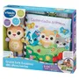 Vtech Baby - Grand Livre Toudoux Des Découvertes - Livre d'éveil en tissu interactif avec peluche ourson, sons et lumières - Jouet pour bébé de 3 à 24 mois