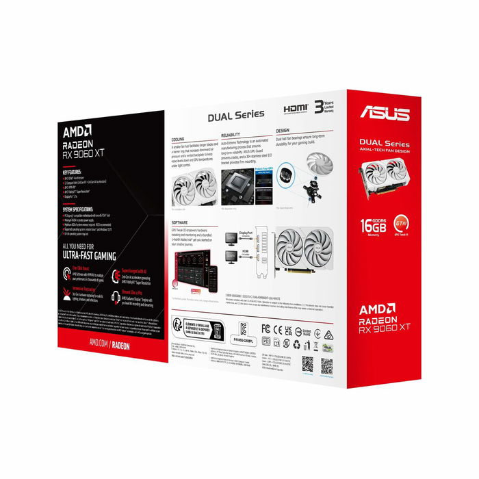 Carte Graphique Asus 90YV0LG3-M0NA00 GDDR6 RADEON RX 9060 XT 16 GB