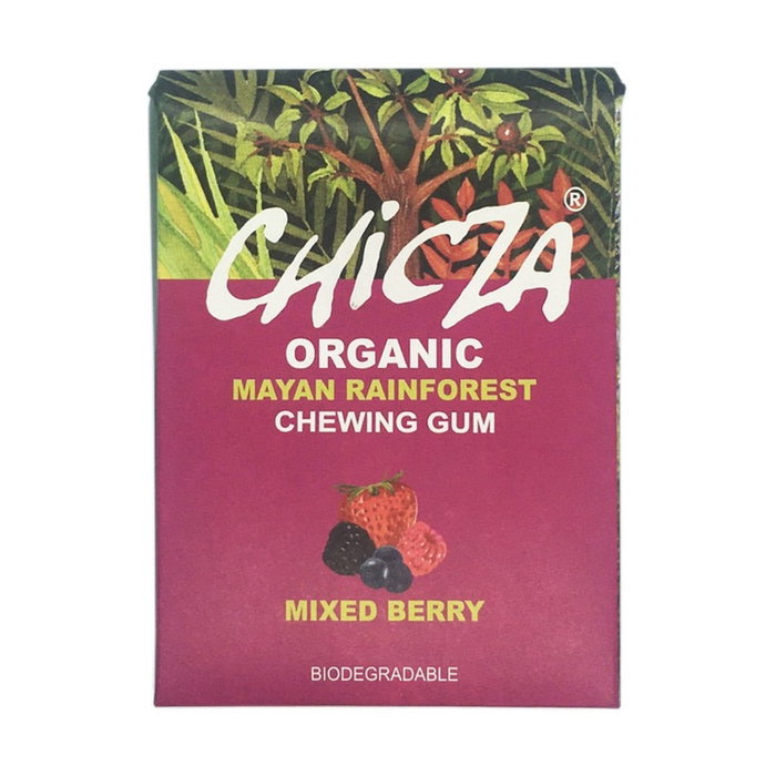 CHIZCA Chicle organique saveur fruits des bois 8x30g