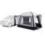 Kampa Cross Air TC - Auvent indépendant en tissu polycoton respirant avec Air Frame, stores occultants, tapis de sol et panneau moustiquaire