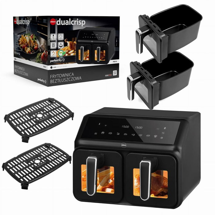 Eldom FR210 dualcrisp Friteuse à Air 8 L