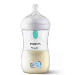 AVENT Biberon Natural Response motif éléphant 260ml