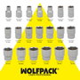 WOLFPACK LINEA PROFESIONAL Clé à douille hexagonale 12 mm 1/2 pouces