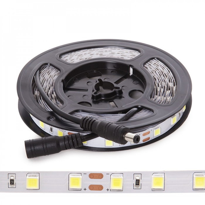 Bande LED SMD5054 Blanc Froid 60 LED/m 100W 6900Lm 12VDC IP20 5m