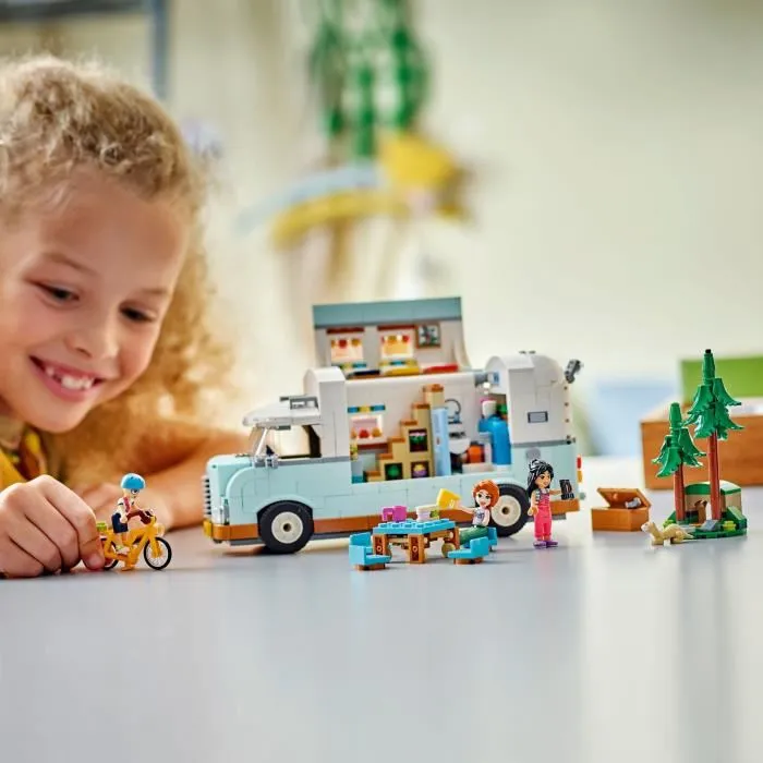 LEGO 42663 Friends Camping-car de l'amitié - Jouet de construction 778 pièces avec mini-poupées pour enfants dès 7 ans