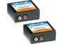 MUXLAB Kit 2X Balun Stéréo Hi-Fi Hembra - Émetteur-Récepteur Audio RCA - Transmission jusqu'à 1 km
