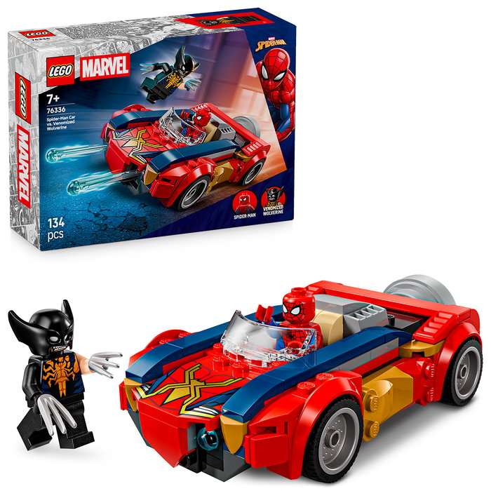 LEGO Marvel Spider-Man et sa voiture contre Wolverine vénomisé 76336 LEGO Marvel Spider-Man et sa voiture contre Wolverine vénomisé 76336
