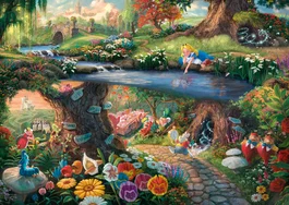 Schmidt Spiele Puzzle Disney Alice au pays des merveilles 1000 pièces, Dès 12 ans