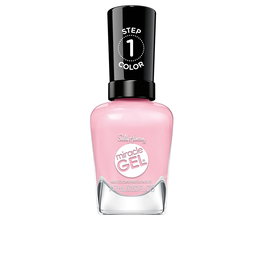 Sally Hansen Vernis Gel Miracle #344 Blush Crush 15 ml - Vernis à Ongles Coloré avec Top Coat, Brillant Jusqu'à 14 Jours Sans Lampe UV - Unisexe