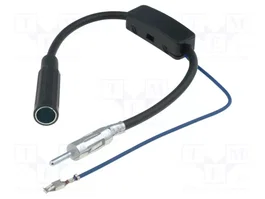 PER.PIC. Câble d'antenne avec amplificateur 0,3m DIN