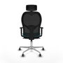Piqueras y Crespo Chaise de Bureau 1D086G2 Turquoise